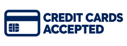 Credit Cards Accepted